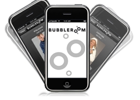 Iphone applikation bubbleroom