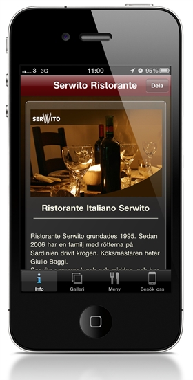 Serwito iPhone applikation